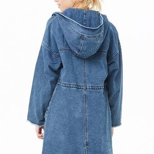 Forever 21 denim Hooded Jacket